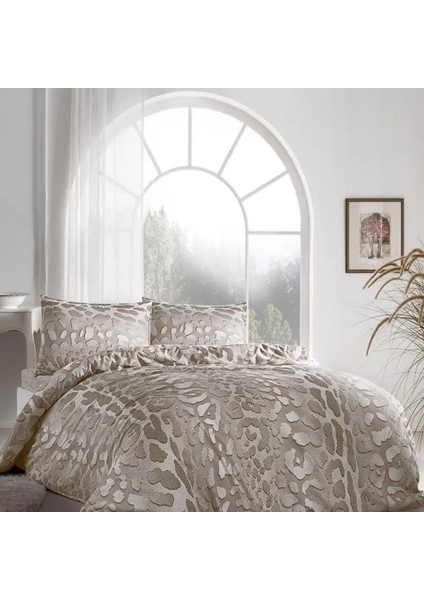 Edgar Ranforce Çift Kişilik Nevresim Takımı Kahve