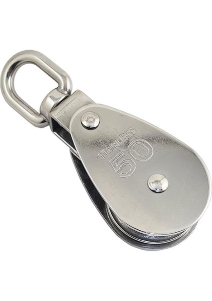 Ø50MM Mafsallı - Fırdöndülü Paslanmaz Makara