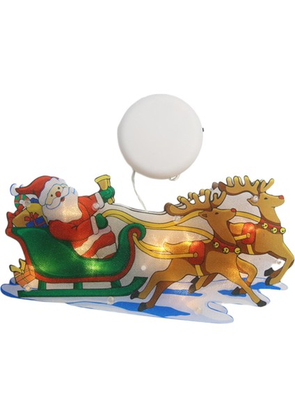 F Fityle Noel Santa LED Işık Siluet Dekor Kızak (Yurt Dışından) fiyatları