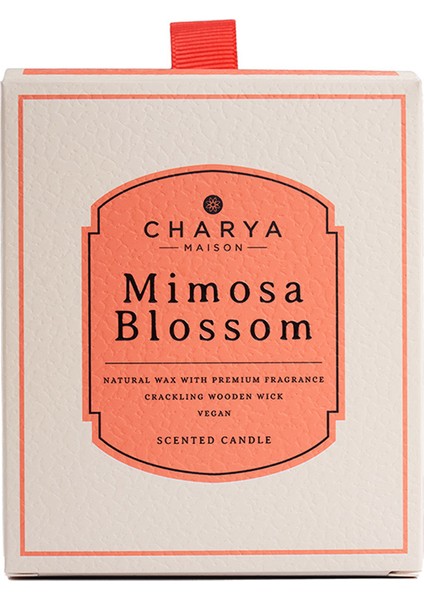 Charya Maison Mimosa Blossom 230 G Doğal ve Vegan Mum