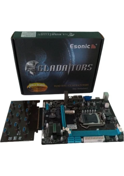 B250 Gladiators Lga 1600 Mhz Ddr3 1151 Anakart