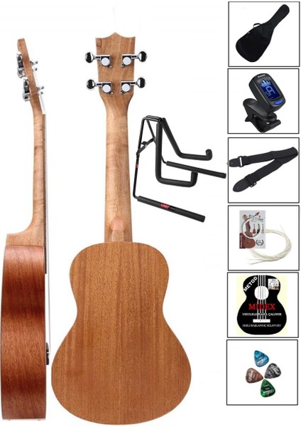 SP-21ST Set Maun Soprano Ukulele (Stand Çanta Metod Askı Tuner)