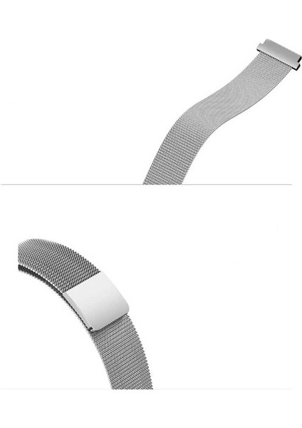 Xiaomi Mi Band 5 Metal Kordon Tel Örgü Tasarım Mıknatıslı Renkli Şık Kayış fırsatları