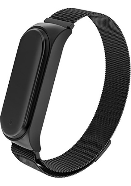 Xiaomi Mi Band 6 Metal Kordon Tel Örgü Tasarım Mıknatıslı Renkli Şık Kayış