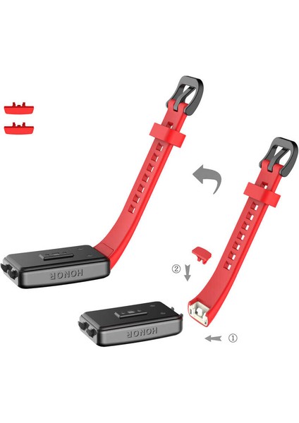 Huawei Band 5 / 6 Kordon Renkli Yumuşak Bileklik Şık Soft Pürüzsüz Kayış fırsatları