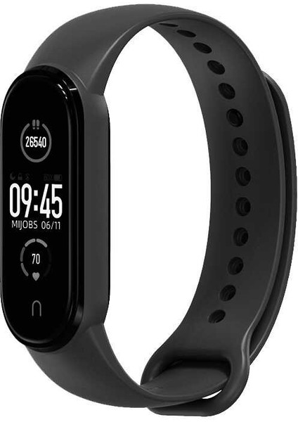 Xiaomi Mi Band 6 Kordon Delikli Yumuşak Renkli Spor Kayış Soft Pürüzsüz Bileklik