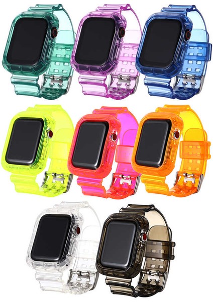 Apple Watch Uyumlu 1/2/3/4/5/6/se 38MM Kordon Renkli Gövde Korumalı Kayış Esnek Şık Tasarım Bileklik fiyatları