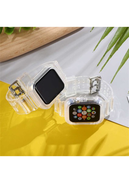 Apple Watch Uyumlu 1/2/3/4/5/6/se 42MM Kordon Renkli Gövde Korumalı Kayış Esnek Şık Tasarım Bileklik modelleri