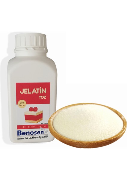 Toz Jelatin, Sığır Derisi Jelatini, Jöleli Tatlılar Yapımı Için | 1 kg