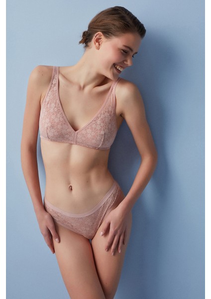 Gül Kurusu Blossom Lace Sütyen modelleri