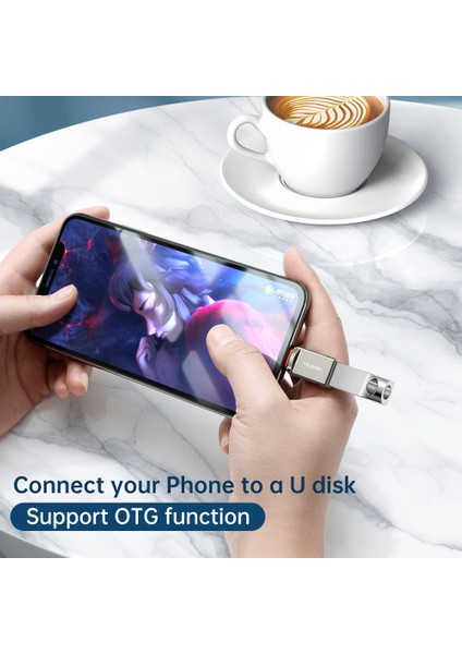 Mcdodo OT-8600 Usb-A 3.0 Mini Otg Adaptörü - Gri (Yurt Dışından)
