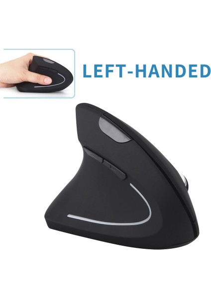 800/1200/1600 Dpı USB Şarjlı Sol El Için Dikey Kablosuz Oyun Faresi (Yurt Dışından) fiyatları