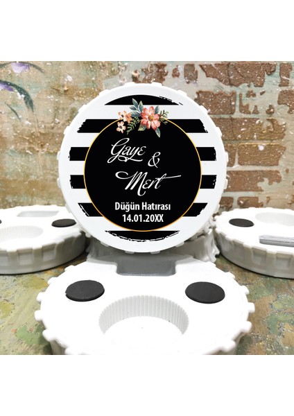 Otuz9 Kapak Açacaklı Magnet Düğün - Nişan - Kına - Nikah - Söz (25 Adet)
