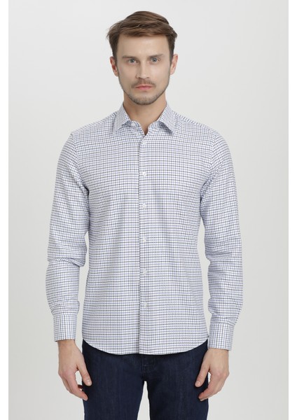 Dokuma Kumaş Slim Fit Gömlek