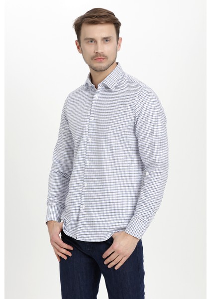 Dokuma Kumaş Slim Fit Gömlek