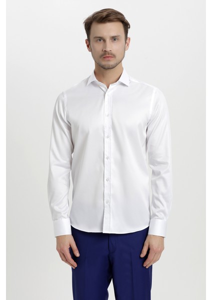 Balenli Slim Fit Erkek Gömlek fırsatları