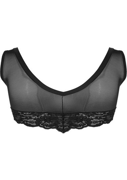 3117 Dolgulu Dantelli Bralette Sütyen - Siyah fiyatları