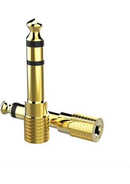 6.3 mm Stereo Erkek-3.5 mm Stereo Dişi Gold Jack Fiş Çevirici modelleri