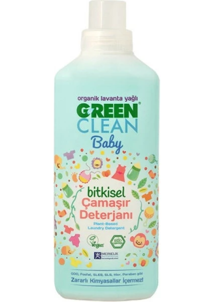 Green Clean Baby Sıvı Çamaşır Deterjanı 1000 ml