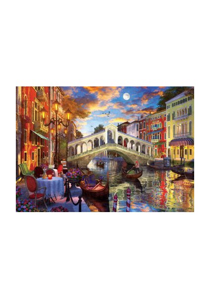 Rialto Köprüsü, Venedik 1500 Parça Puzzle