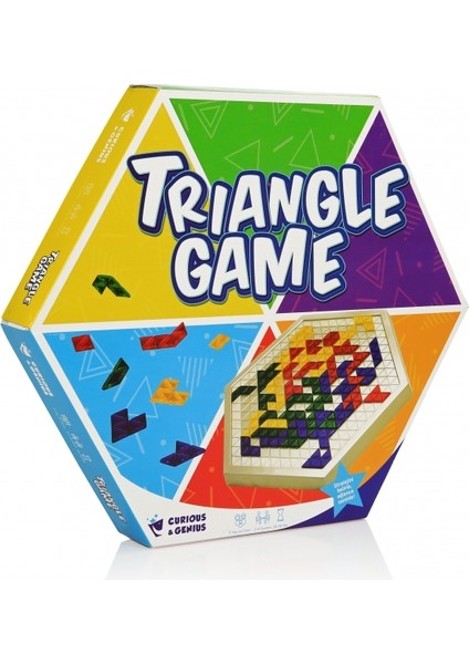 Triangle Game - 7 Yaş Üzeri - Zeka Oyunları - Curıous&genıus