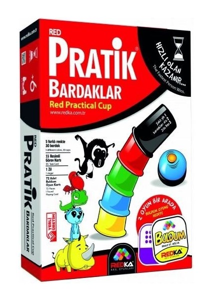 Pratik Bardaklar (1 Kutuda 2 Oyun ) + Buldum Buldum