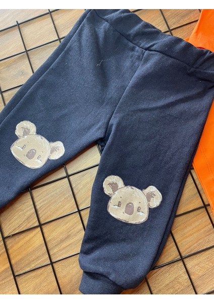 Koala Desenli Yelekli 3’lü Takım