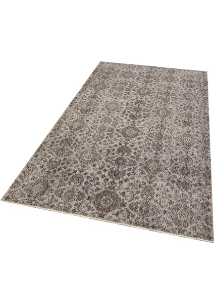 Vintage Eskitme El Dokuma Halı 148 X 246 Cm F1360