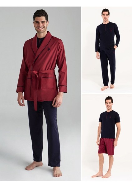 12000 5'li Çeyiz Damat Pijama Takımı Röpdöşambırlı