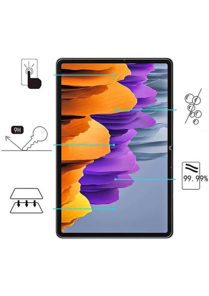 Samsung Galaxy Tab S7 T870 11 Inç Ekran Koruyucu Tempered Cam