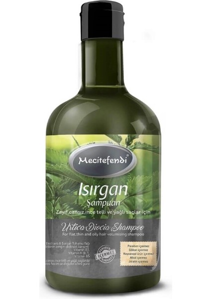 Isırgan Şampuan (PARABENSİZ)(400 Ml)