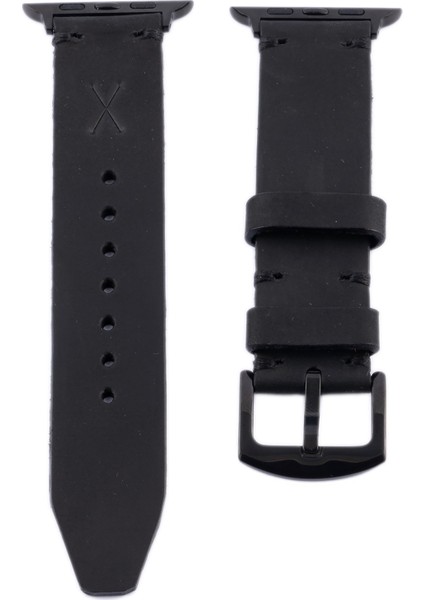Minimal x Apple Watch Uyumlu Kordonu - 38/40/41 mm - Gerçek Deri & El Yapımı