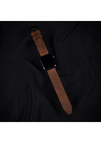 Minimal x Apple Watch Uyumlu Kordonu - 38/40/41 mm - Gerçek Deri & El Yapımı