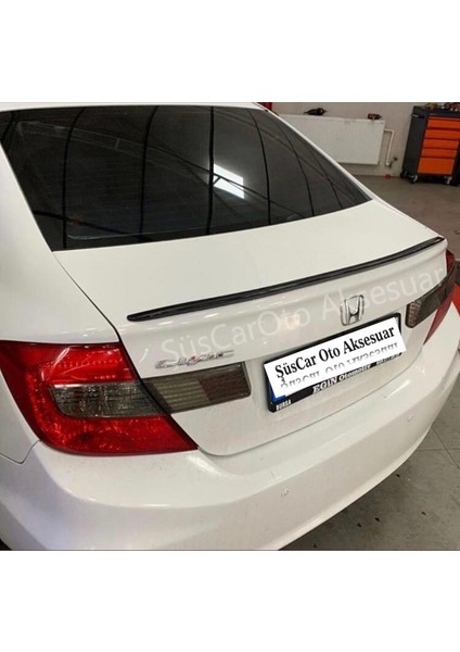 Şüscar Oto Honda Civic Fb7 12-16 Bagaj Üstü Spoiler Bagaj Çıtası Piano Black