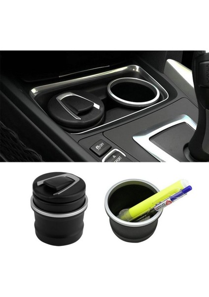 Bmw Tip Bardaklıklı Mavi LED Işıklı Spor Oto Araç Içi Küllük indirimleri