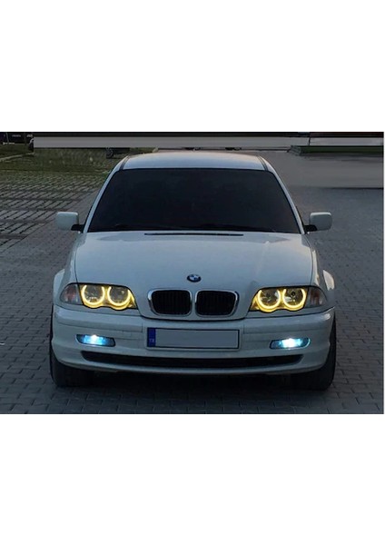 Bmw E46 318 320 325 330 Ccfl Angel Eyes Sarı Encıl Seti Far Halkası fırsatları