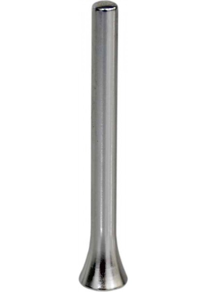 Şüscar Oto Carub Üniversal Tepe Anten Çubuk Metal 8 cm Gümüş