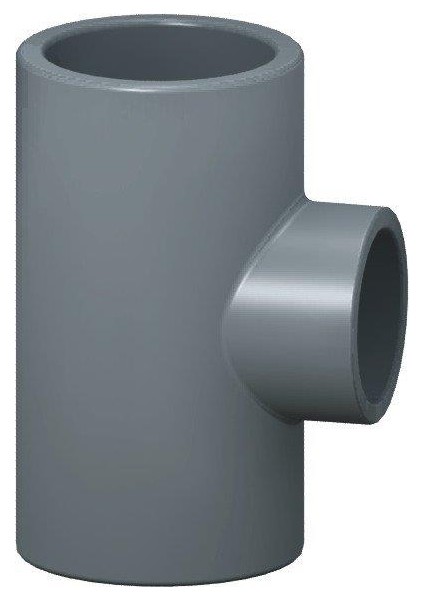 90-63 mm Pvc Inegal Te