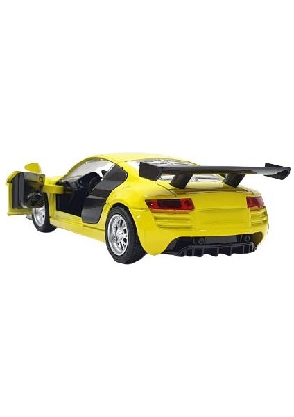 Vardem Metal 1:30 Çekbırak Araba - Audi R8 - 588-345B-AUDI R8-Sarı fiyatları