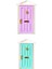 1/12 Dollhouse Minyatür 4 Paneller Ahşap Kapılar Dıy Dekor Aksesuarları 2 Adet 1