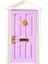 1/12 Dollhouse Minyatür 4 Paneller Ahşap Kapılar Dıy Dekor Aksesuarları 2 Adet 4