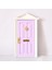 1/12 Dollhouse Minyatür 4 Paneller Ahşap Kapılar Dıy Dekor Aksesuarları 2 Adet 5