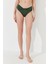 Koyu Yeşil Basic Twist Bikini Altı 1