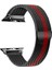 Apple Watch Uyumlu 44 mm Çelik Kayış Hasır Örme Kordon Milano 1
