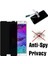 Samsung Galaxy Note 2 N7100 Kırılmaz Ekran Koruyucu Hayalet Cam Gizlilik Filtreli Komple Cam 3