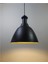retro,modern,vintage mutfak,oda,otel,cafeler için siyah metal sarkıt avize çap:28cm 1