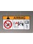 2 Adet Airbag Hava Yastığı Air Bag Decal Etiket Yapıştırma 1