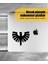 | Geometrik Kartal | Araba Laptop Duvar Folyo Sticker (Beyaz) 3