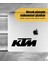 | Ktm Logo | Araba Laptop Duvar Folyo Sticker (Beyaz) 3