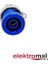 4mm Korumalı Mavi Born Jack - 10 Adet 2